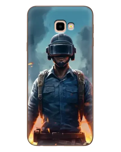 Чехол для Samsung Galaxy J4 Plus (J4+, J415) с картинкой «PUBG — реалистичный герой»