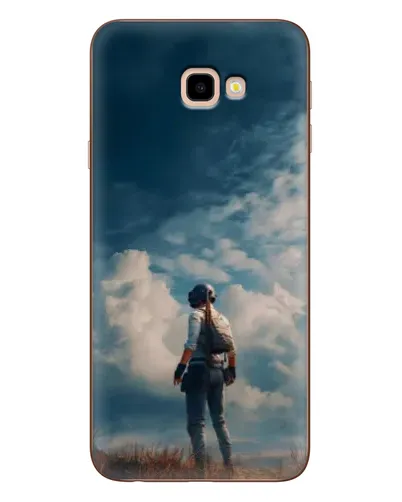 Чехол для Samsung Galaxy J4 Plus (J4+, J415) с картинкой «Герой PUBG на скале»