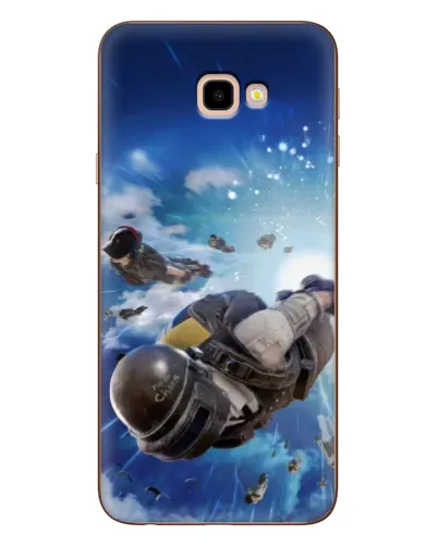 Чехол для Samsung Galaxy J4 Plus (J4+, J415) с картинкой «Десант PUBG — прыжок»