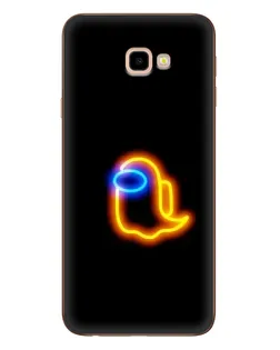 Чехол для Samsung Galaxy J4 Plus (J4+, J415) с картинкой «Among Us неоновое сияние»