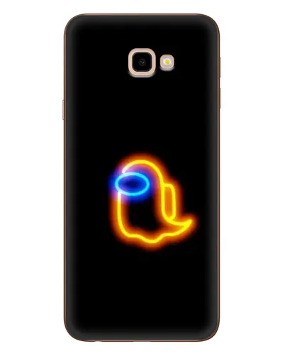 Чехол для Samsung Galaxy J4 Plus (J4+, J415) с картинкой «Among Us неоновое сияние»