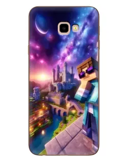 Чехол для Samsung Galaxy J4 Plus (J4+, J415) с картинкой «Стив и космос»