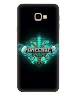 Чохол для Samsung Galaxy J4 Plus (J4+, J415) з картинкою «Minecraft Diamond лого» Чохол для Samsung Galaxy J4 Plus (J4+, J415) з картинкою «Minecraft Diamond лого»