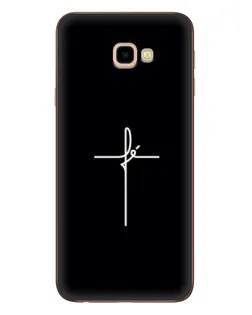 Чехол для Samsung Galaxy J4 Plus (J4+, J415) с картинкой «Тонкий крест»