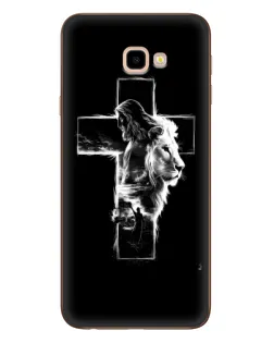 Чехол для Samsung Galaxy J4 Plus (J4+, J415) с картинкой «Сияющий крест Jesus»