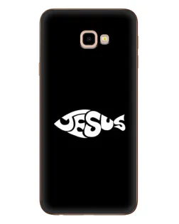 Чехол для Samsung Galaxy J4 Plus (J4+, J415) с картинкой «Рыба Jesus»