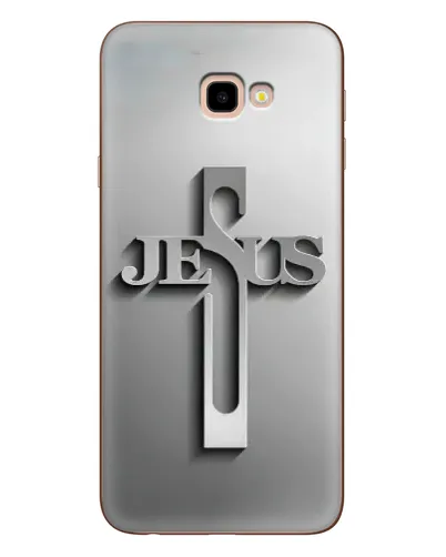 Чехол для Samsung Galaxy J4 Plus (J4+, J415) с картинкой «Металлический крест Jesus» Чехол для Samsung Galaxy J4 Plus (J4+, J415) с картинкой «Металлический крест Jesus»