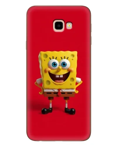 Чехол для Samsung Galaxy J4 Plus (J4+, J415) с картинкой «Спанч Боб на красном»