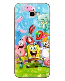 Чехол для Samsung Galaxy J4 Plus (J4+, J415) с картинкой «Губка Боб и друзья»