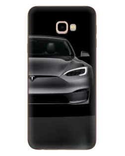 Чехол для Samsung Galaxy J4 Plus (J4+, J415) с картинкой «Tesla Model S Look»