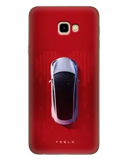 Чехол для Samsung Galaxy J4 Plus (J4+, J415) с картинкой «Tesla Top View»