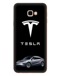 Чехол для Samsung Galaxy J4 Plus (J4+, J415) с картинкой «Tesla Model Y»