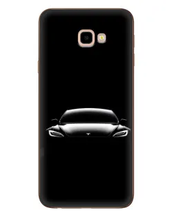 Чехол для Samsung Galaxy J4 Plus (J4+, J415) с картинкой «Фары Tesla Night»