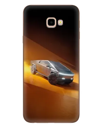 Чехол для Samsung Galaxy J4 Plus (J4+, J415) с картинкой «Cybertruck в пустыне»