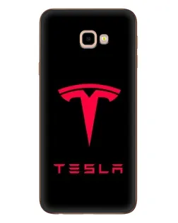 Чехол для Samsung Galaxy J4 Plus (J4+, J415) с картинкой «Tesla Red Logo»