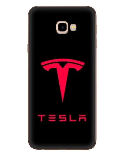Чехол для Samsung Galaxy J4 Plus (J4+, J415) с картинкой «Tesla Red Logo»