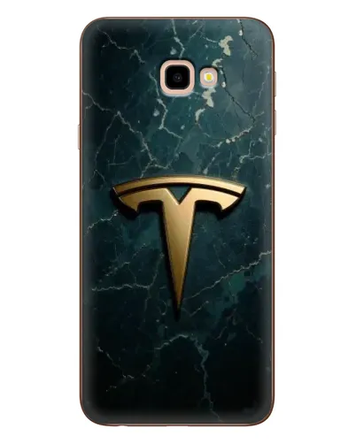 Чехол для Samsung Galaxy J4 Plus (J4+, J415) с картинкой «Мраморная Tesla Gold»