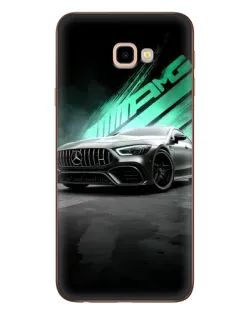 Чехол для Samsung Galaxy J4 Plus (J4+, J415) с картинкой «Темный Mercedes AMG»