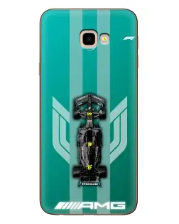 Чехол для Samsung Galaxy J4 Plus (J4+, J415) с картинкой «Mercedes AMG Petronas»