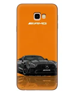 Чехол для Samsung Galaxy J4 Plus (J4+, J415) с картинкой «Оранжевый Mercedes AMG»