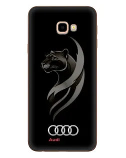 Чехол для Samsung Galaxy J4 Plus (J4+, J415) с картинкой «Графика — пантера и Audi»