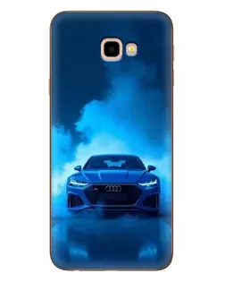 Чехол для Samsung Galaxy J4 Plus (J4+, J415) с картинкой «Audi — голубая энергия»