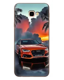 Чехол для Samsung Galaxy J4 Plus (J4+, J415) с картинкой «Audi — закат»