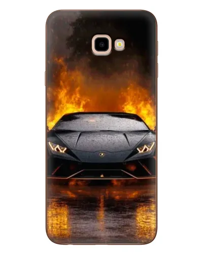 Чохол для Samsung Galaxy J4 Plus (J4+, J415) з картинкою «Lamborghini у вогні» Чохол для Samsung Galaxy J4 Plus (J4+, J415) з картинкою «Lamborghini у вогні»