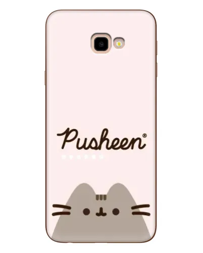 Чехол для Samsung Galaxy J4 Plus (J4+, J415) с картинкой «Pusheen логотип»