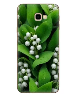 Чехол для Samsung Galaxy J4 Plus (J4+, J415) с картинкой «Ландыши в зелени»