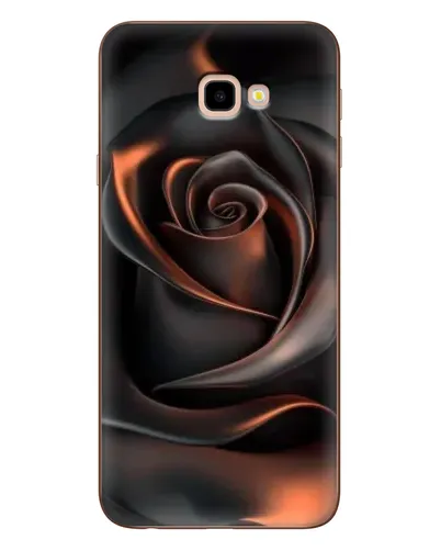 Чехол для Samsung Galaxy J4 Plus (J4+, J415) с картинкой «Шелковая черная роза»