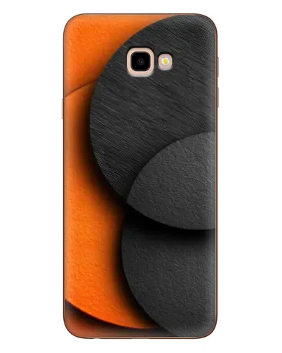 Чехол для Samsung Galaxy J4 Plus (J4+, J415) с картинкой «Геометрия оранжевых кругов»