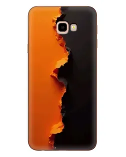 Чехол для Samsung Galaxy J4 Plus (J4+, J415) с картинкой «Оранжевый разлом» Чехол для Samsung Galaxy J4 Plus (J4+, J415) с картинкой «Оранжевый разлом»