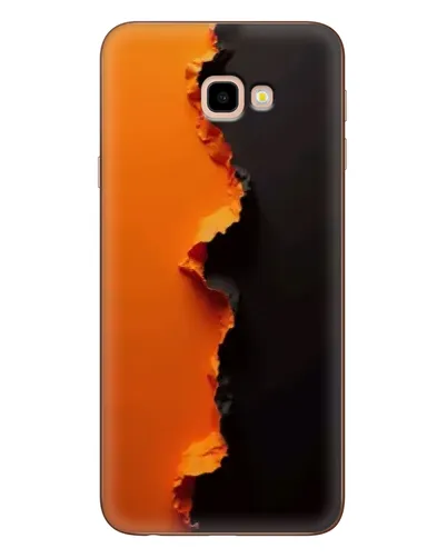 Чехол для Samsung Galaxy J4 Plus (J4+, J415) с картинкой «Оранжевый разлом»