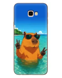Чехол для Samsung Galaxy J4 Plus (J4+, J415) с картинкой «Морская капибара» Чехол для Samsung Galaxy J4 Plus (J4+, J415) с картинкой «Морская капибара»