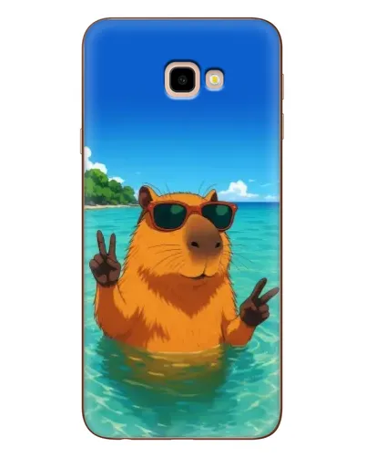 Чехол для Samsung Galaxy J4 Plus (J4+, J415) с картинкой «Морская капибара» Чехол для Samsung Galaxy J4 Plus (J4+, J415) с картинкой «Морская капибара»