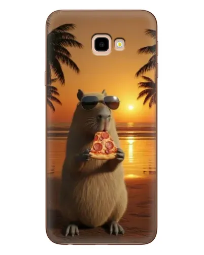 Чехол для Samsung Galaxy J4 Plus (J4+, J415) с картинкой «Капибара с пиццей» Чехол для Samsung Galaxy J4 Plus (J4+, J415) с картинкой «Капибара с пиццей»