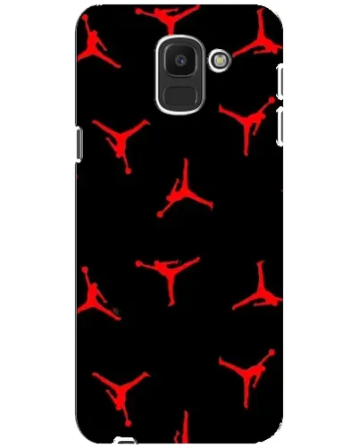 Чехол для Samsung Galaxy J6 2018 (J600F) с картинкой «Jordan Red Pattern» Чехол для Samsung Galaxy J6 2018 (J600F) с картинкой «Jordan Red Pattern»