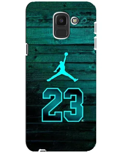 Чехол для Samsung Galaxy J6 2018 (J600F) с картинкой «Jordan Cyan 23» Чехол для Samsung Galaxy J6 2018 (J600F) с картинкой «Jordan Cyan 23»