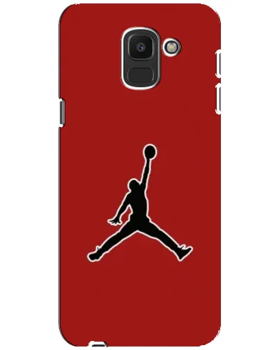 Чехол для Samsung Galaxy J6 2018 (J600F) с картинкой «Jordan Red Back» Чехол для Samsung Galaxy J6 2018 (J600F) с картинкой «Jordan Red Back»