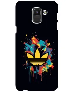 Чехол для Samsung Galaxy J6 2018 (J600F) с картинкой «Adidas Splash» Чехол для Samsung Galaxy J6 2018 (J600F) с картинкой «Adidas Splash»