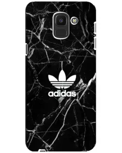 Чехол для Samsung Galaxy J6 2018 (J600F) с картинкой «Белый мрамор Adidas» Чехол для Samsung Galaxy J6 2018 (J600F) с картинкой «Белый мрамор Adidas»