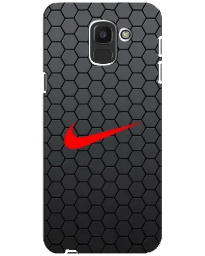 Чехол для Samsung Galaxy J6 2018 (J600F) с картинкой «Nike — карбоновая сетка» Чехол для Samsung Galaxy J6 2018 (J600F) с картинкой «Nike — карбоновая сетка»