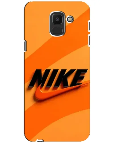 Чехол для Samsung Galaxy J6 2018 (J600F) с картинкой «Оранжевый драйв Nike» Чехол для Samsung Galaxy J6 2018 (J600F) с картинкой «Оранжевый драйв Nike»