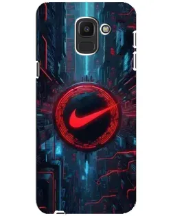 Чехол для Samsung Galaxy J6 2018 (J600F) с картинкой «Техногенный стиль Nike» Чехол для Samsung Galaxy J6 2018 (J600F) с картинкой «Техногенный стиль Nike»
