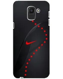 Чехол для Samsung Galaxy J6 2018 (J600F) с картинкой «Абстрактный дизайн Nike» Чехол для Samsung Galaxy J6 2018 (J600F) с картинкой «Абстрактный дизайн Nike»