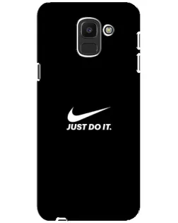 Чехол для Samsung Galaxy J6 2018 (J600F) с картинкой «Минимализм от Nike» Чехол для Samsung Galaxy J6 2018 (J600F) с картинкой «Минимализм от Nike»