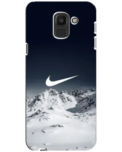 Чехол для Samsung Galaxy J6 2018 (J600F) с картинкой «Nike — зимние горы» Чехол для Samsung Galaxy J6 2018 (J600F) с картинкой «Nike — зимние горы»