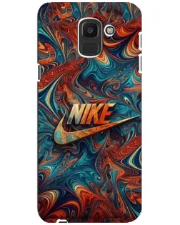 Чехол для Samsung Galaxy J6 2018 (J600F) с картинкой «Nike в абстракции» Чехол для Samsung Galaxy J6 2018 (J600F) с картинкой «Nike в абстракции»