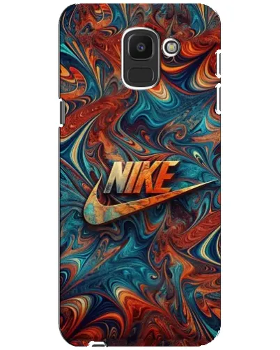 Чехол для Samsung Galaxy J6 2018 (J600F) с картинкой «Nike в абстракции» Чехол для Samsung Galaxy J6 2018 (J600F) с картинкой «Nike в абстракции»